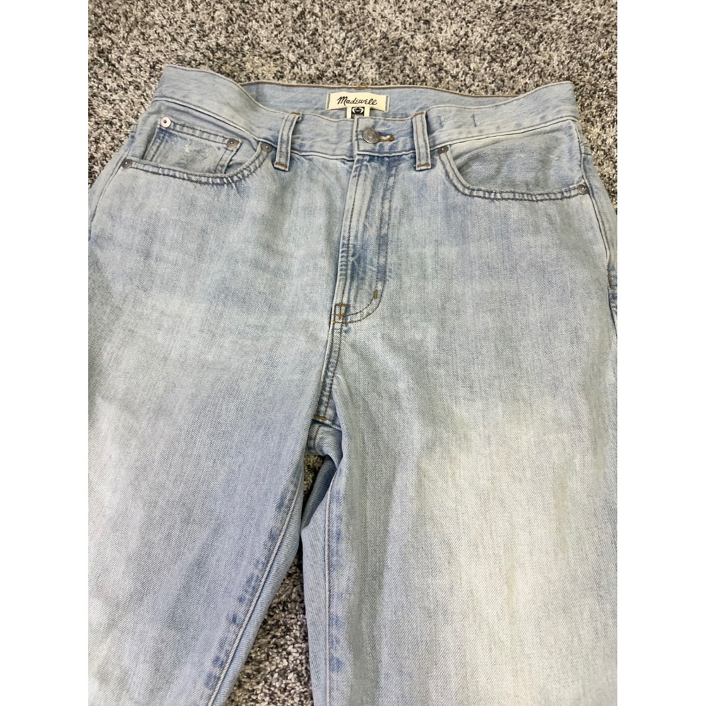 Madewell Perfect Vintage Jean women's 28 Light Wash High Rise Straight Leg Denim - Picture 2 of 14